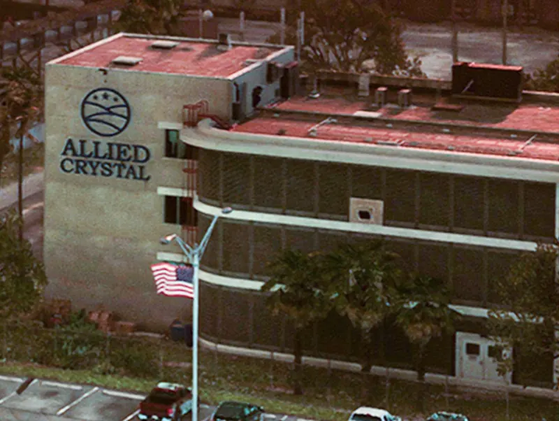 The Allied Crystal sugar company office building in Ambrosia